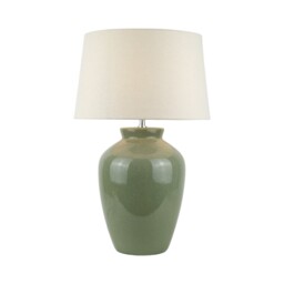 Vaughn Ceramic Table Lamp - Green - thumbnail 3