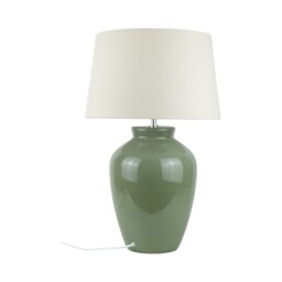 Vaughn Ceramic Table Lamp - Green - thumbnail 4