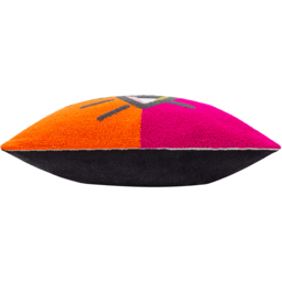 All Eyes On You Boucle Cushion - Orange/Pink / 80 Polyester 20 Feather - thumbnail 4