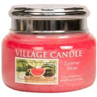 Village Candle 11oz Small Glass Jar Candle - Summer Slices - Orange