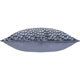 Lanzo Cut Velvet Piped Cushion - Dusk / Polyester - thumbnail 5