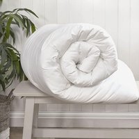 Night Comfort 10.5 Tog Feels Like Down Cotton Dobby Winter Duvets - White / Super King size - image 1