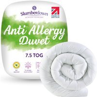 Slumberdown Anti Allergy 7.5 Tog Duvet - White / King size