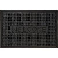 Filta Welcome Rubber Doormat - Black