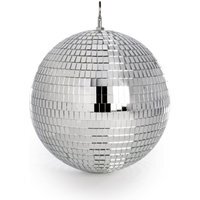 Mirror Disco Ball 30cm - Silver