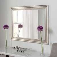 Silver Champagne Rectangular Mirror - Champagne / 61cm / 76cm - thumbnail 1