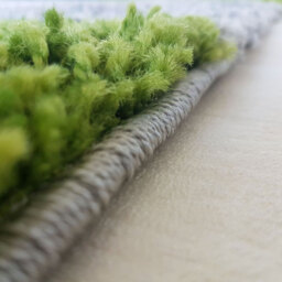 Myshaggy Circle Collection Rug  - Green - thumbnail 3