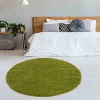 Myshaggy Circle Collection Rug  - Green