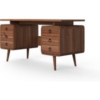 Alphason Somerset Desk - Walnut