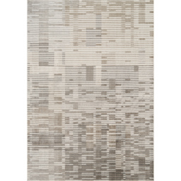 Mayfair Living Room Area Rug Metallic Sheen Contemporary Modern Matrix Design - Stone / 170cm - thumbnail 2