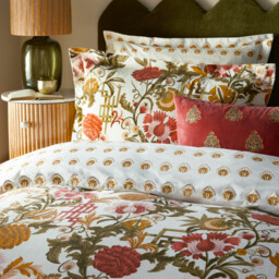 Ishana Floral Duvet Cover Set - Russet / King - thumbnail 3