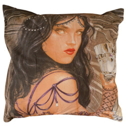 Alchemy Story Of The Rose Cushion Cover Gothic Mask - Multi - thumbnail 2