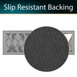JVL Expression Machine Washable Entrance Doormat and Runner Set - Grey - thumbnail 3
