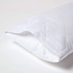 Quilted Pillow Protector 10 Pack - White - thumbnail 3