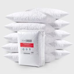 Quilted Pillow Protector 10 Pack - White - thumbnail 4