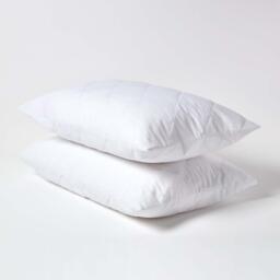 Quilted Pillow Protector 10 Pack - White - thumbnail 2