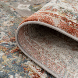 Terracotta Distressed Area Rug - Multicolour  / 150 x 80cm - thumbnail 3