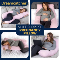 Pregnancy and Nursing Support Cushion U Shaped - Pink - thumbnail 3