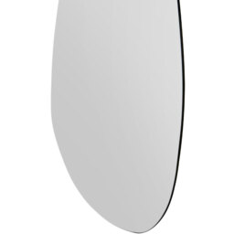 Lacuna Frameless Pond Pebble Wall Mirror - Black / 140cm - thumbnail 4