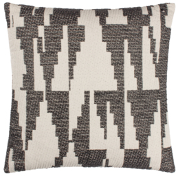 Ibizia Abstract Cushion - Black / Polyester - thumbnail 2