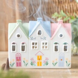 Pastel House Tealight Holder - Pastel Shades - thumbnail 3