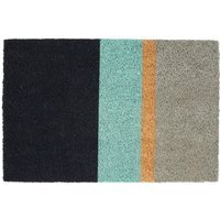 Filta Japandi Stripe Dark Doormat - Multicolour