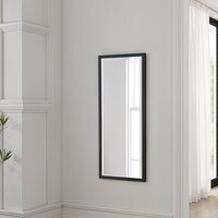 Eternity Full Length Bevelled Mirror  - Black / 126x50cm - image 1