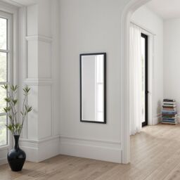 Eternity Full Length Bevelled Mirror  - Black / 126x50cm - thumbnail 2