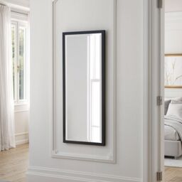Eternity Full Length Bevelled Mirror  - Black / 126x50cm - thumbnail 3