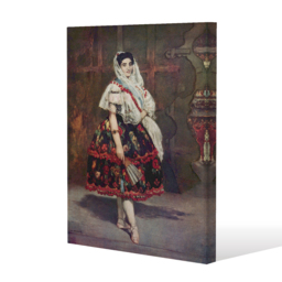 Edouard Manet - Masked Ball At The Opera  Canvas print - Black / 101cm / 152cm - thumbnail 2