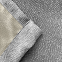 Matrix Tape-Top Thermal Noise Reducing Dim Out Curtains - Grey / 117cm / 137cm - thumbnail 4