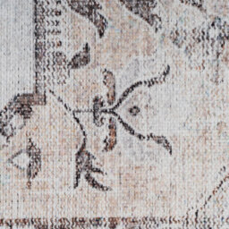 Vintage Style Washable Rug - Greige / 170 x 120cm - thumbnail 5