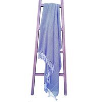 Regal Pure Cotton  Throw - Navy / 178cm / 254cm