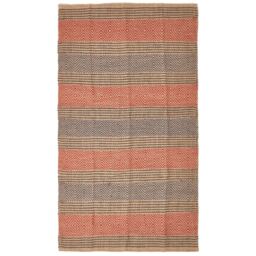 Homescapes Multicolour Geometric Patterned Jute Rug - Multi Colour / 150cm - thumbnail 3