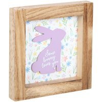 Some Bunny Loves You Wooden Frame Sign 15cm - 15 x 15cm - thumbnail 1