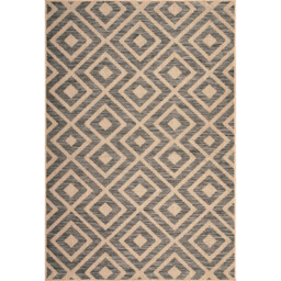 Diamond Geo Indoor and Outdoor Rug - Natural / 170cm - thumbnail 2