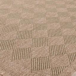 Nature Collection Circle Diamond Outdoor Rug - Green - thumbnail 3