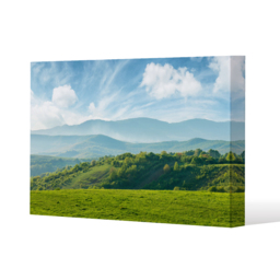 panorama of beautiful countryside of romania Canvas Print - Green / 41cm / 61cm - thumbnail 2