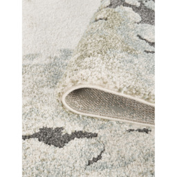 Essence Contemporary Living Room Area Rug Hallway Runner-Oragnic Abstract Design - Sage / 290cm - thumbnail 4