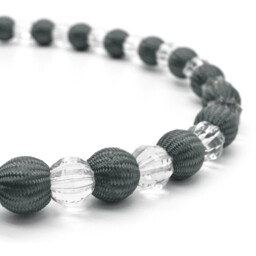 One Krystal Tieback Pair - Charcoal - thumbnail 2