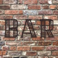 "Home Bar Sign , Bar Letters , Garden Bar Accessories , Art Deco 12"" - Rusted" - thumbnail 1