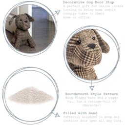 Cat  Dog Door Stops Set Milo  Jasper - Brown - thumbnail 3