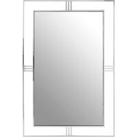 Kensington Townhouse Round Wall Mirror - Silver