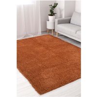 Snug Collection Shaggy Rug - Orange / 160x230cm - image 1