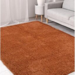 Snug Collection Shaggy Rug - Orange / 160x230cm - thumbnail 3