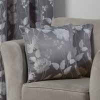 Butterfly Meadow Cushion Cover - Grey