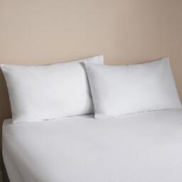 Waterproof Pillowcase Topper Protector Cover - White - thumbnail 5