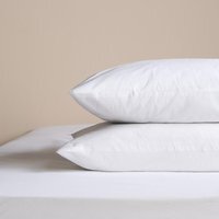 Waterproof Pillowcase Topper Protector Cover - White - thumbnail 1