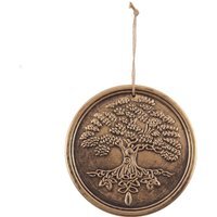 Lisa Parker's Bronze Terracotta Tree Of Life Plaque - Gold