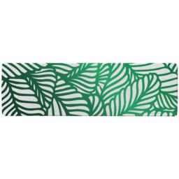 Green Biophilic design with natural analogues texture Designer Runner Rug - Green - thumbnail 2